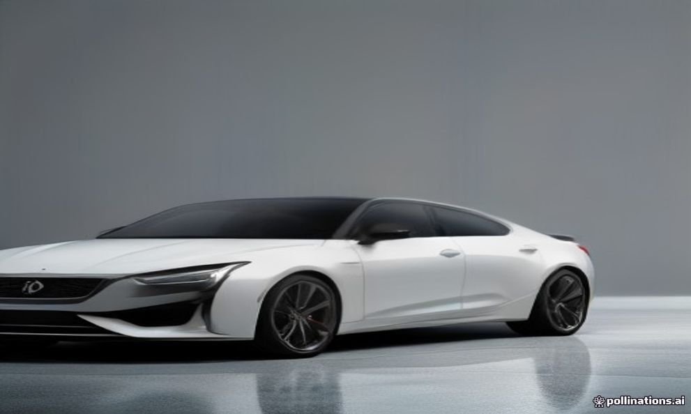 Modern bir otomobil showroomunda sergilenen yeni model sıfır km bir araç.